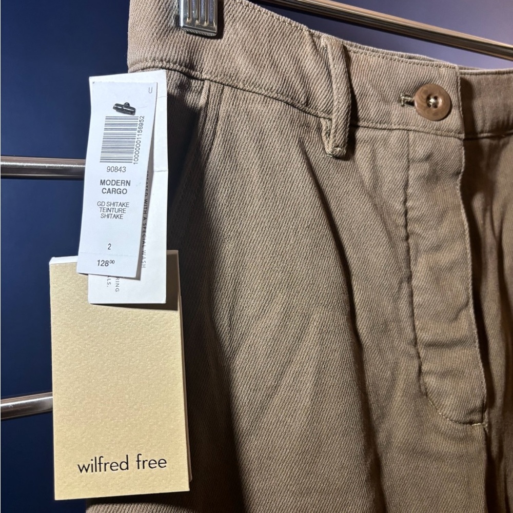NWT - Aritzia - Wilfred Free - Modern Cargo - Shitake - Size 2 - Picture 3 of 15
